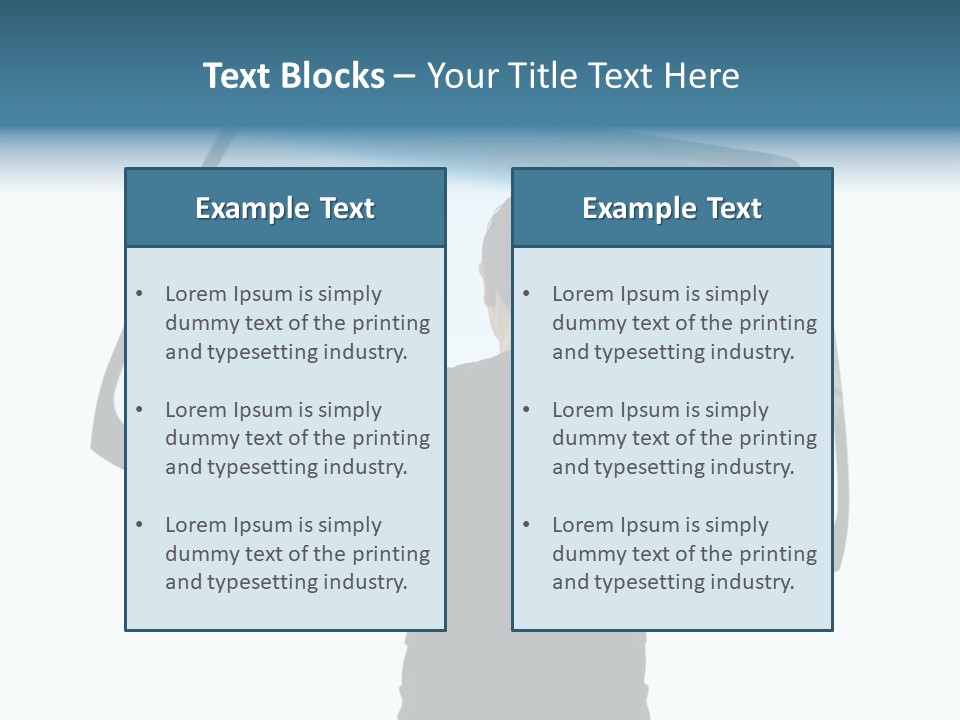Shield Safety Holder PowerPoint Template