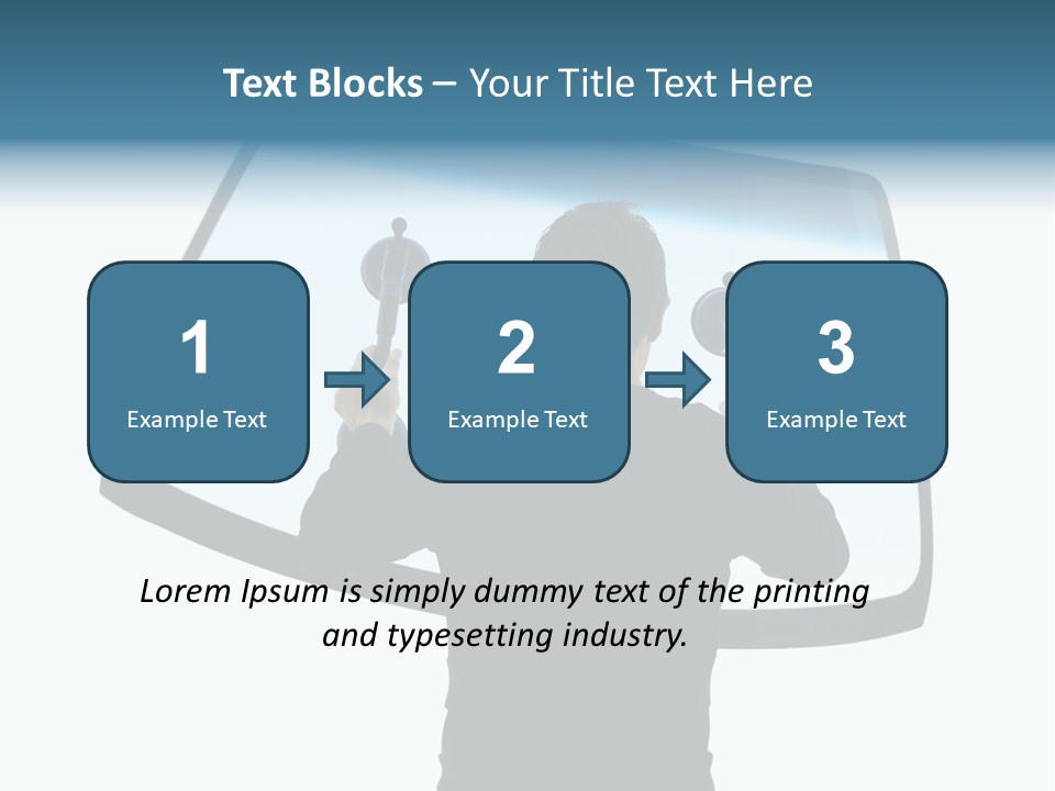 Shield Safety Holder PowerPoint Template