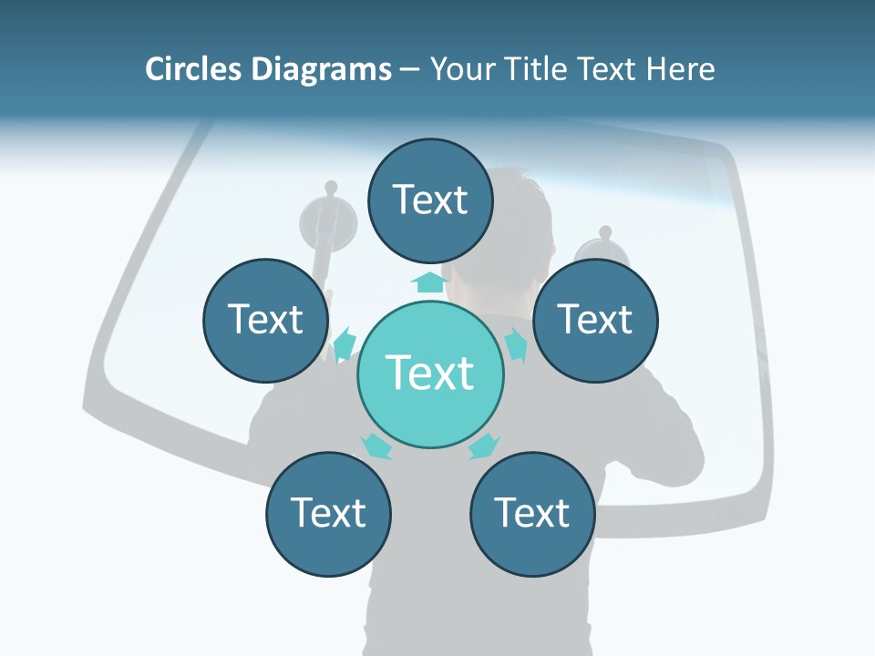Shield Safety Holder PowerPoint Template