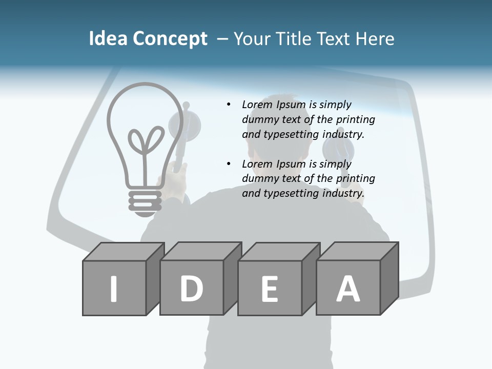 Shield Safety Holder PowerPoint Template