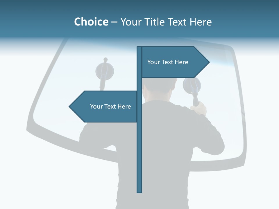 Shield Safety Holder PowerPoint Template