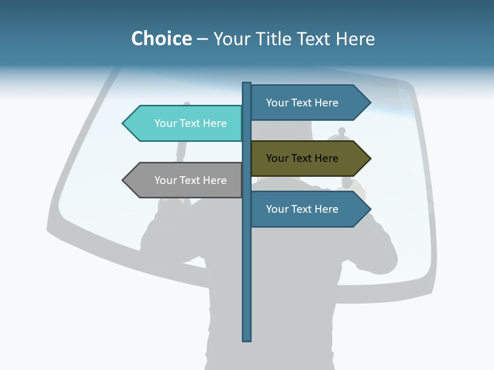 Shield Safety Holder PowerPoint Template