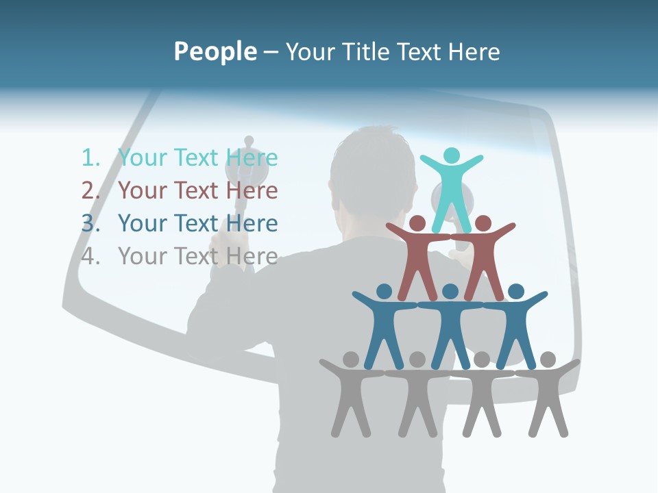 Shield Safety Holder PowerPoint Template