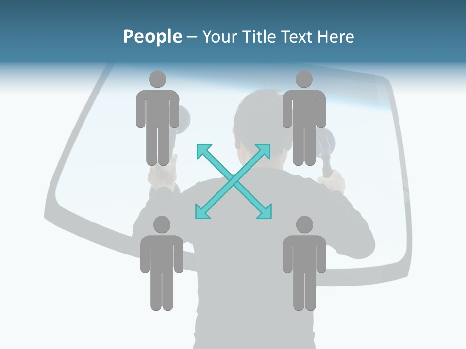 Shield Safety Holder PowerPoint Template