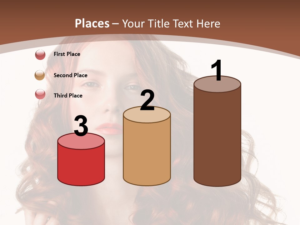 Portrait Makeup Attractive PowerPoint Template