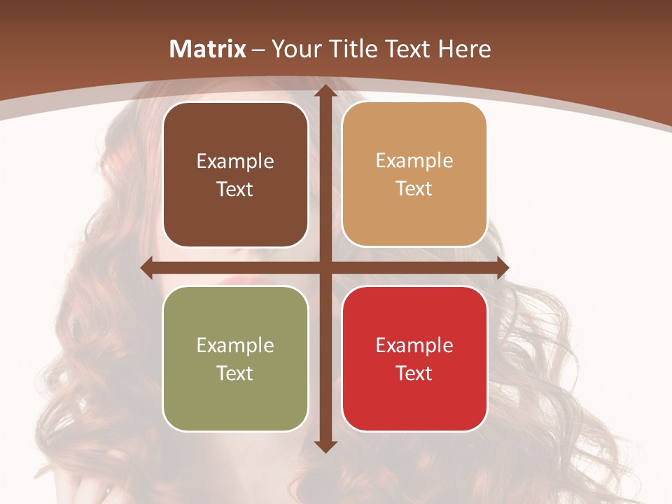 Portrait Makeup Attractive PowerPoint Template