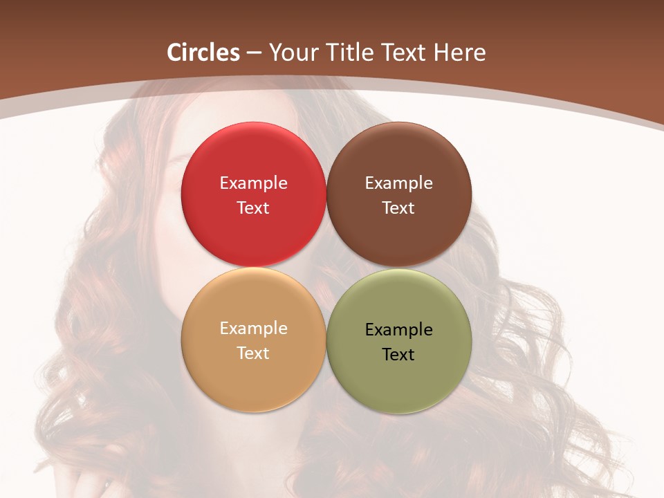 Portrait Makeup Attractive PowerPoint Template