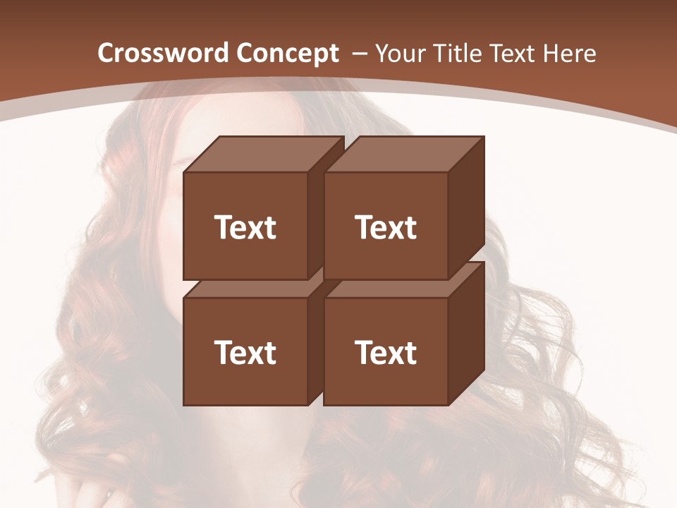 Portrait Makeup Attractive PowerPoint Template