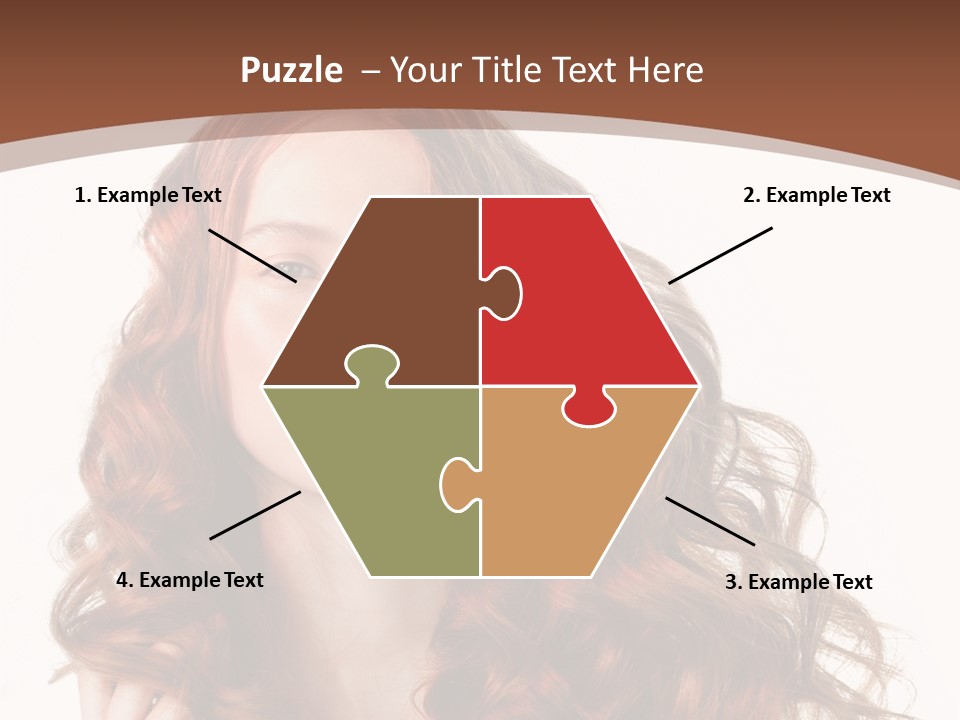 Portrait Makeup Attractive PowerPoint Template