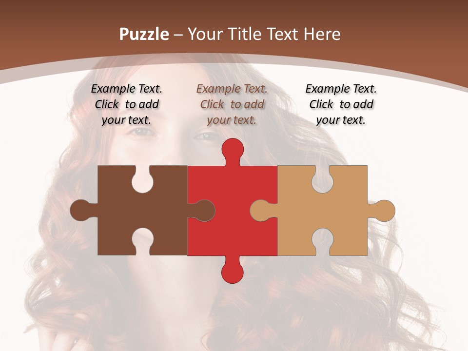 Portrait Makeup Attractive PowerPoint Template