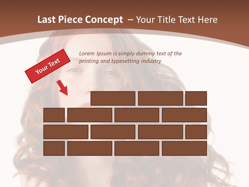 Portrait Makeup Attractive PowerPoint Template