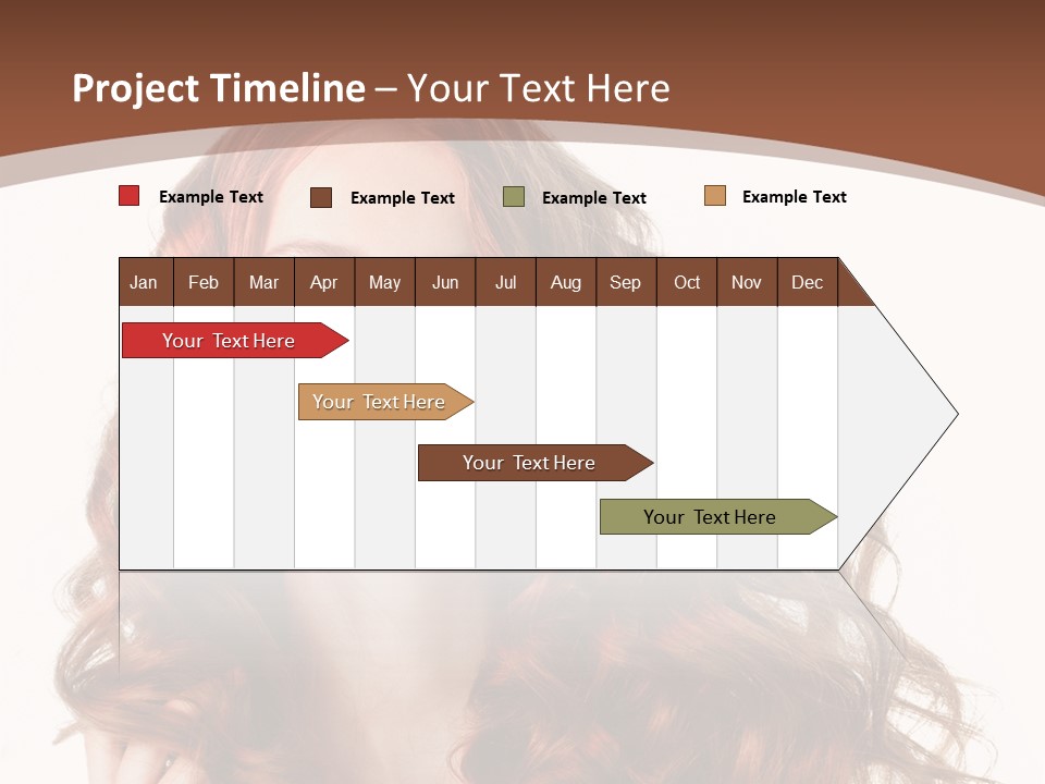 Portrait Makeup Attractive PowerPoint Template