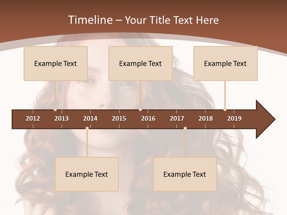 Portrait Makeup Attractive PowerPoint Template