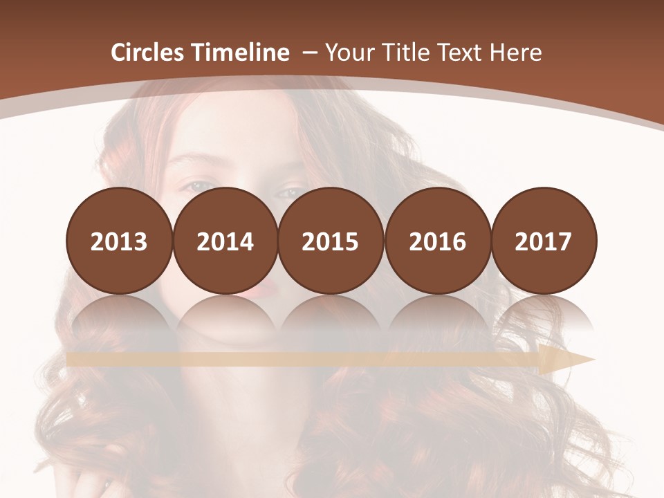 Portrait Makeup Attractive PowerPoint Template