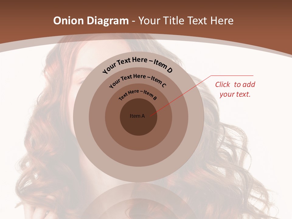 Portrait Makeup Attractive PowerPoint Template