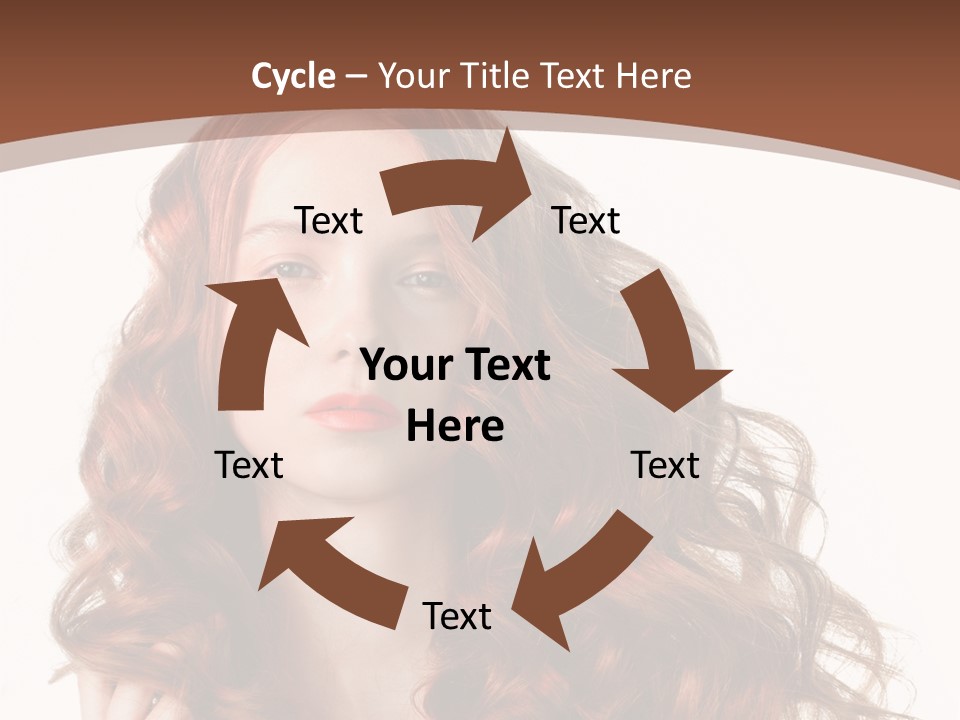 Portrait Makeup Attractive PowerPoint Template