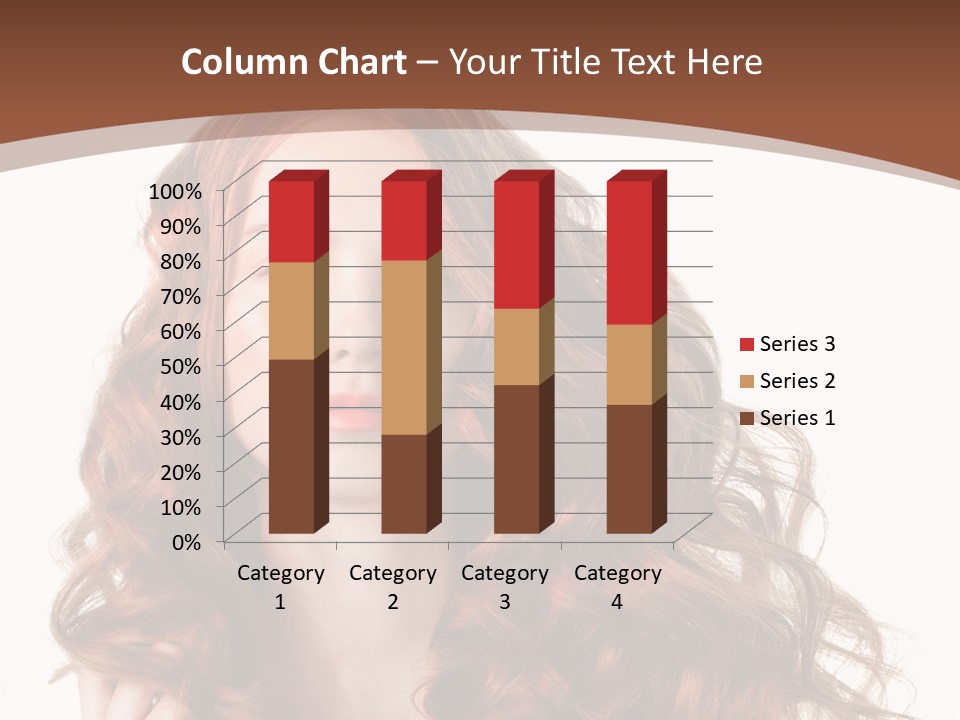 Portrait Makeup Attractive PowerPoint Template