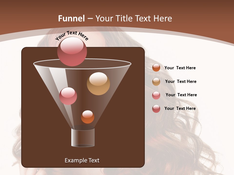 Portrait Makeup Attractive PowerPoint Template