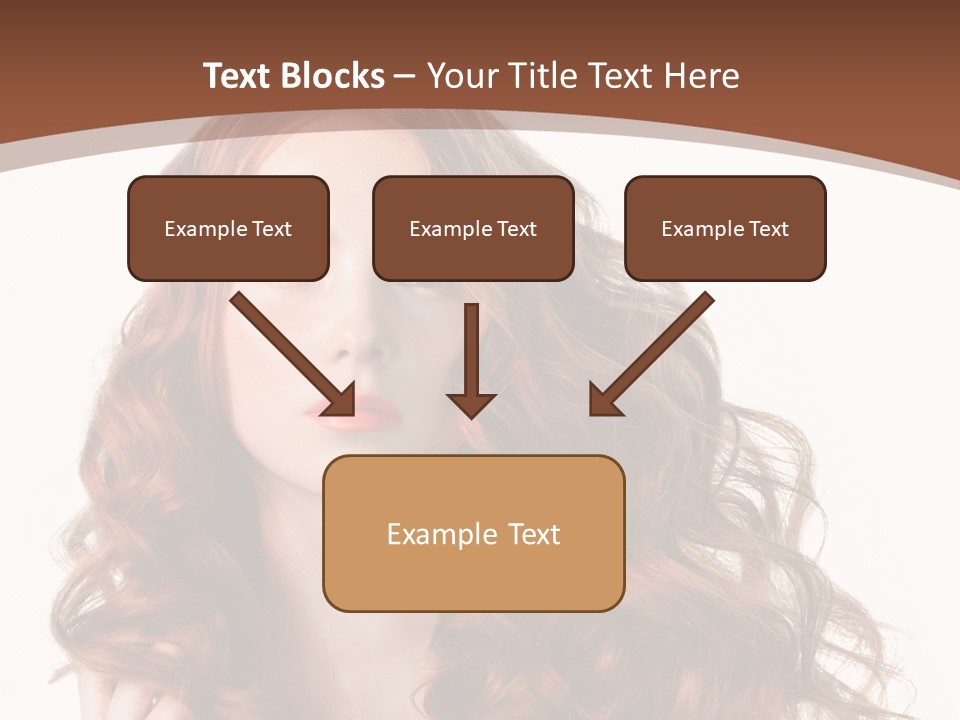 Portrait Makeup Attractive PowerPoint Template