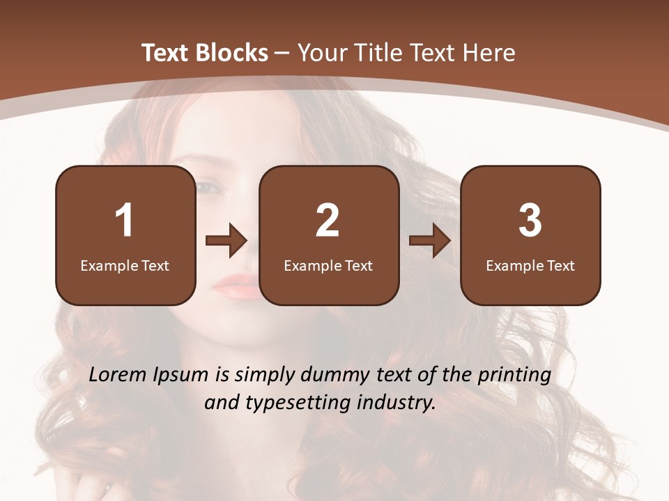 Portrait Makeup Attractive PowerPoint Template