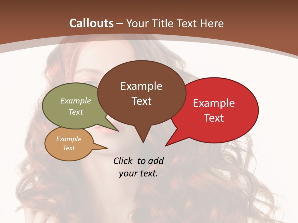 Portrait Makeup Attractive PowerPoint Template