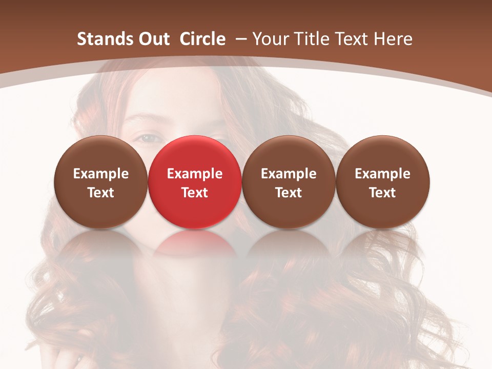 Portrait Makeup Attractive PowerPoint Template