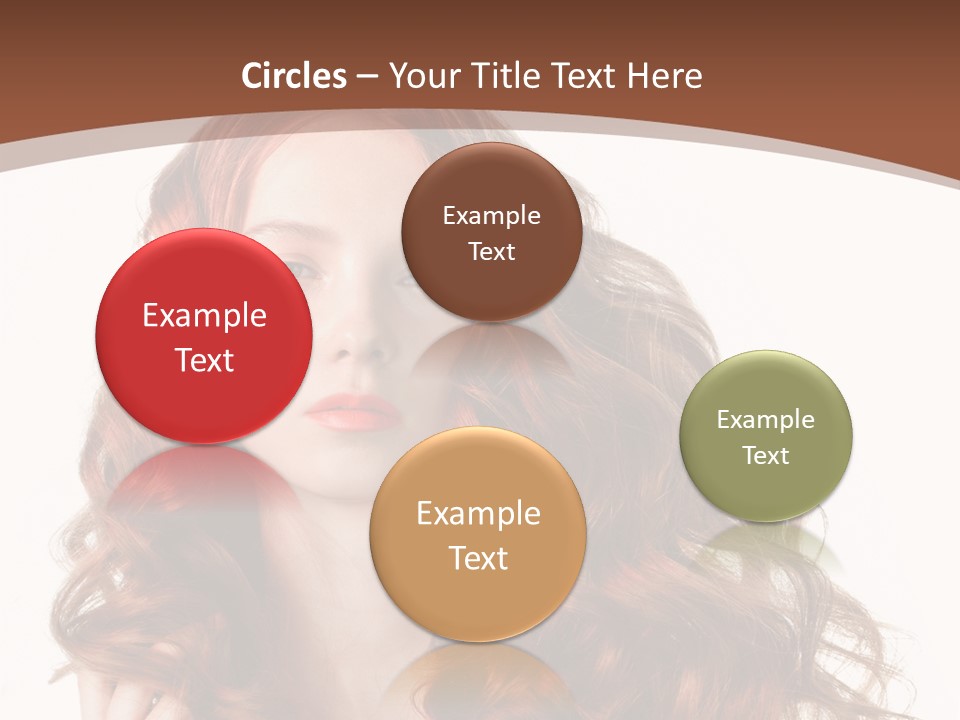 Portrait Makeup Attractive PowerPoint Template