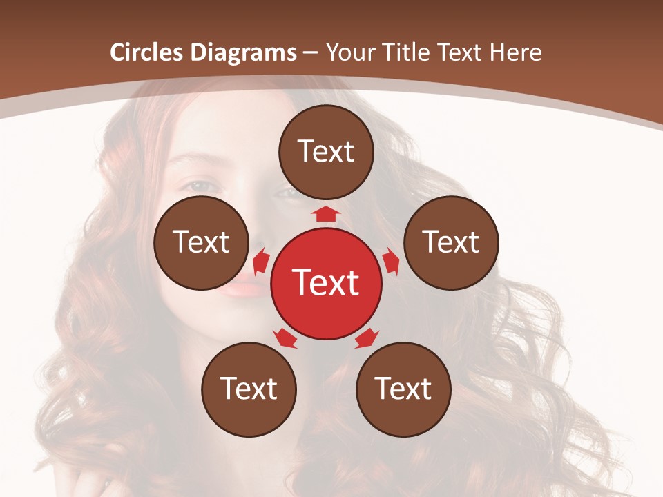 Portrait Makeup Attractive PowerPoint Template