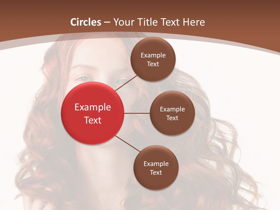 Portrait Makeup Attractive PowerPoint Template