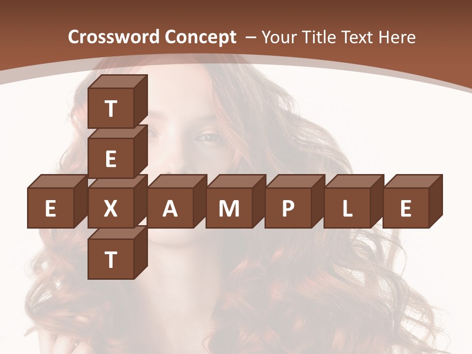 Portrait Makeup Attractive PowerPoint Template