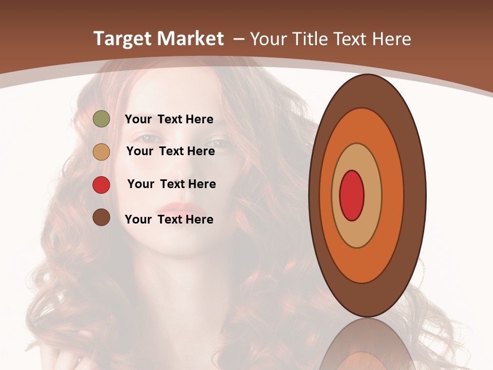 Portrait Makeup Attractive PowerPoint Template