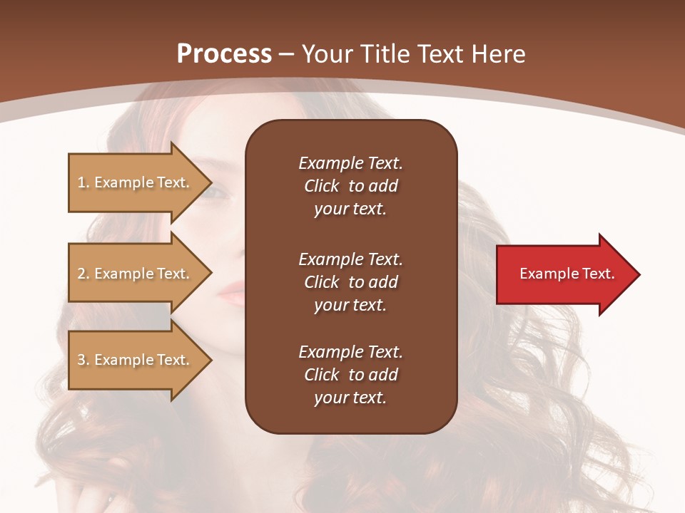 Portrait Makeup Attractive PowerPoint Template
