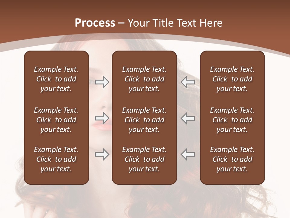 Portrait Makeup Attractive PowerPoint Template
