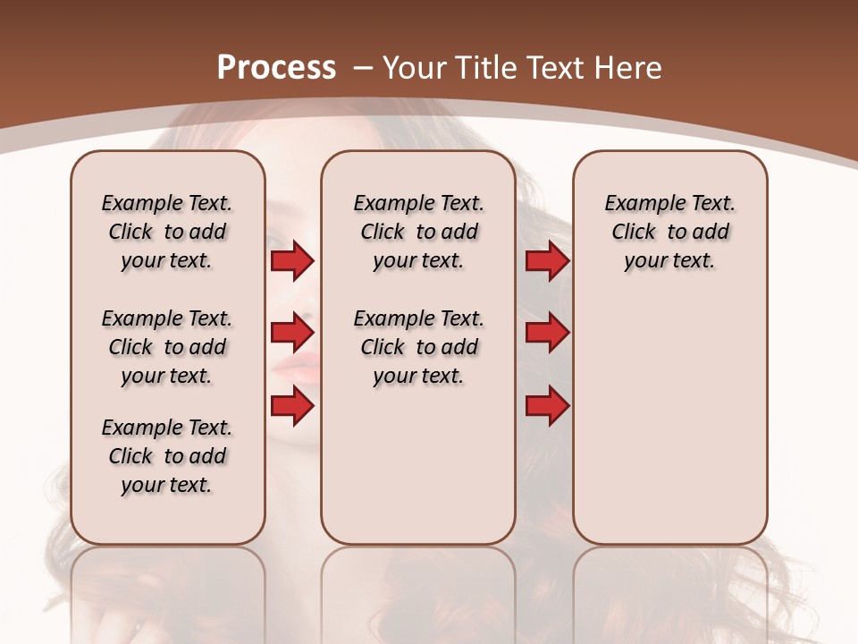 Portrait Makeup Attractive PowerPoint Template