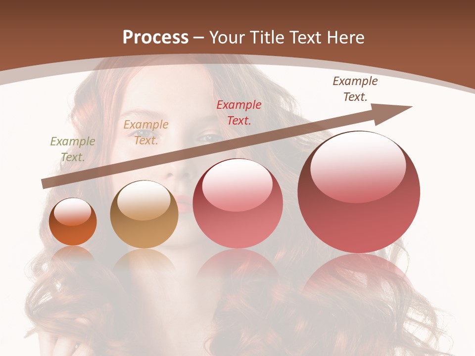 Portrait Makeup Attractive PowerPoint Template