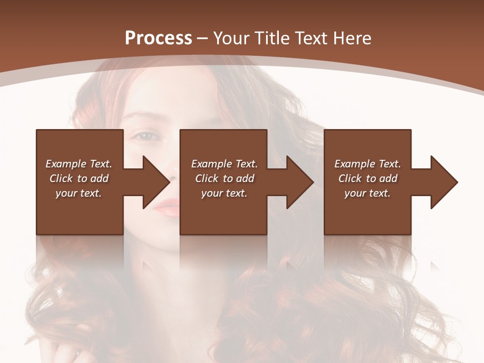 Portrait Makeup Attractive PowerPoint Template