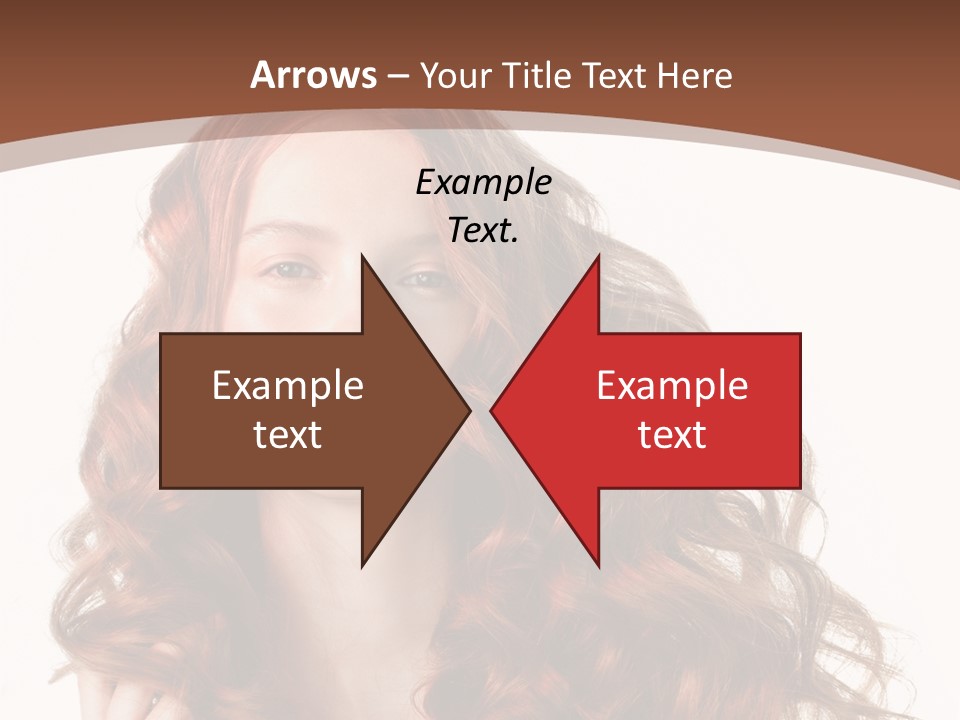 Portrait Makeup Attractive PowerPoint Template