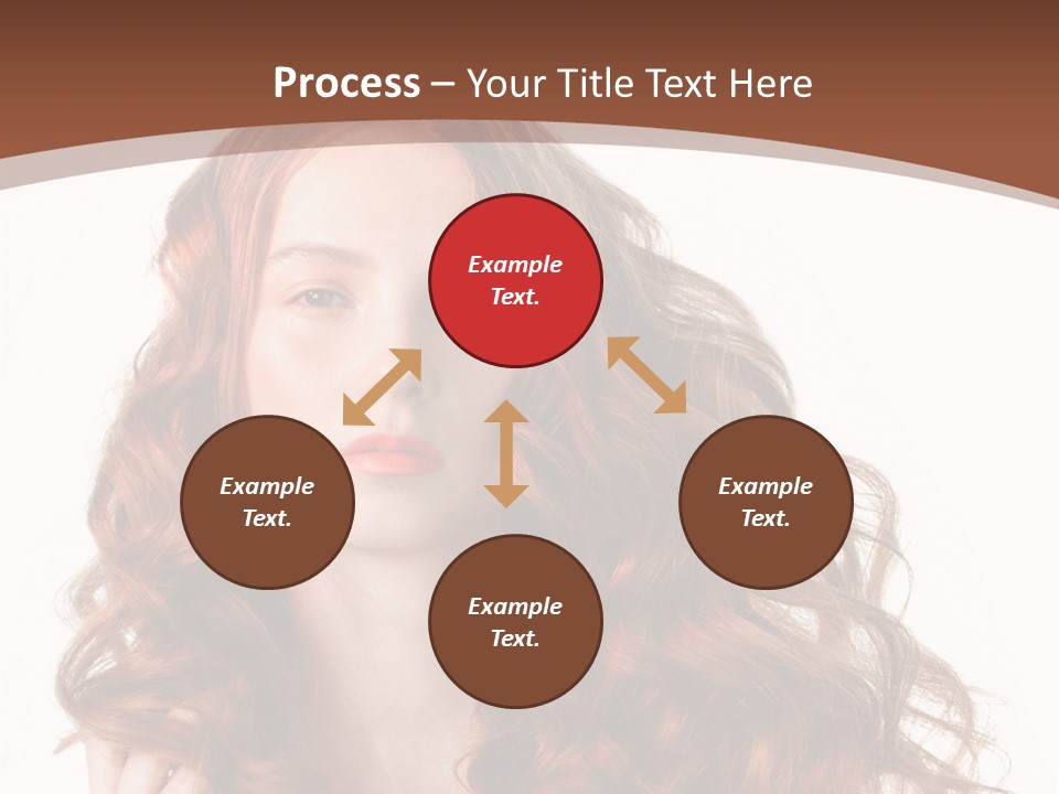 Portrait Makeup Attractive PowerPoint Template