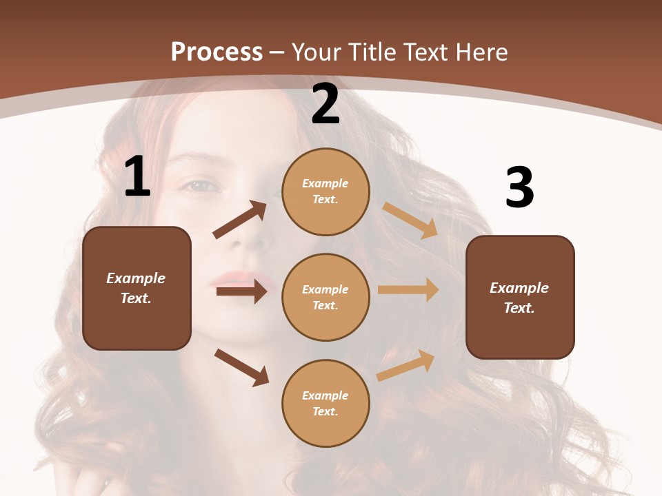 Portrait Makeup Attractive PowerPoint Template