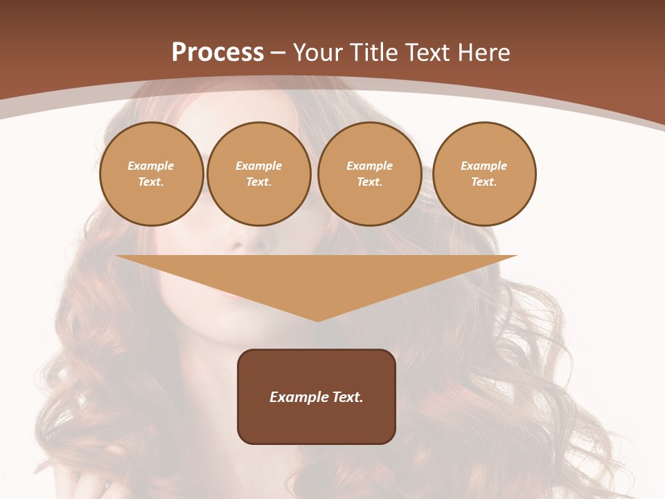 Portrait Makeup Attractive PowerPoint Template