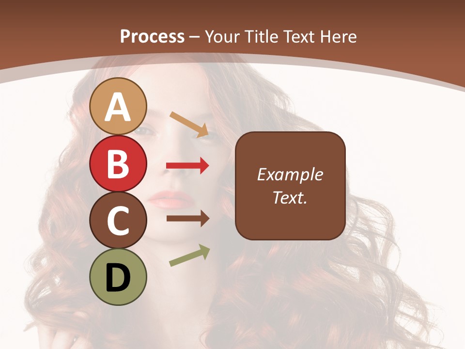 Portrait Makeup Attractive PowerPoint Template