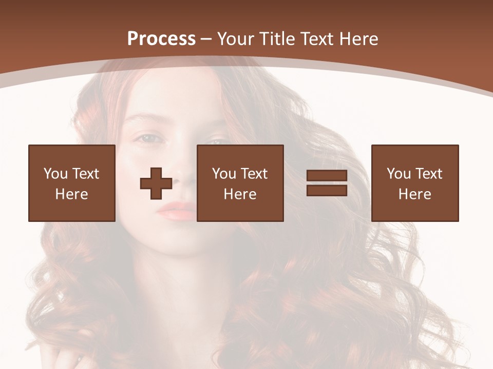 Portrait Makeup Attractive PowerPoint Template