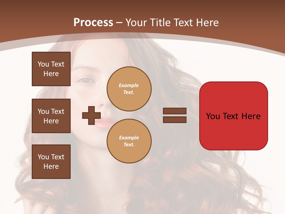 Portrait Makeup Attractive PowerPoint Template