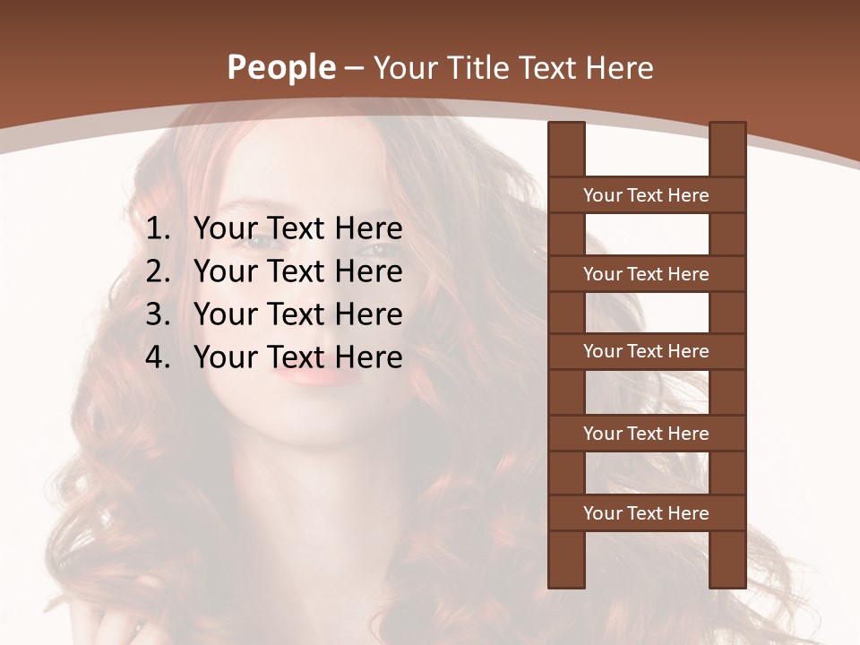 Portrait Makeup Attractive PowerPoint Template