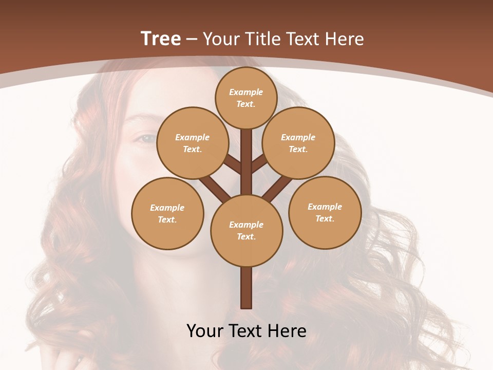 Portrait Makeup Attractive PowerPoint Template