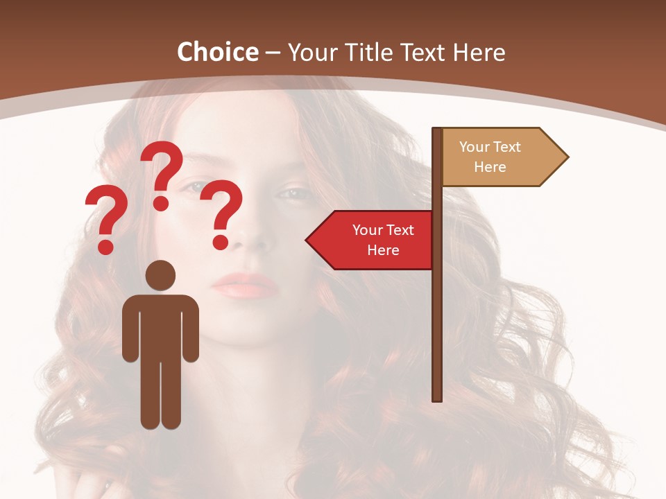 Portrait Makeup Attractive PowerPoint Template