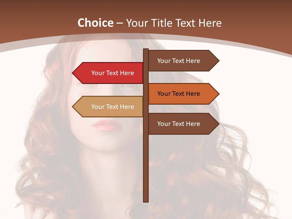 Portrait Makeup Attractive PowerPoint Template