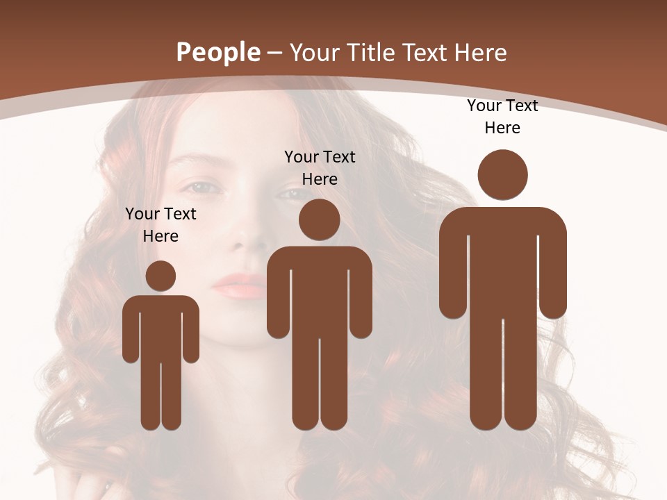 Portrait Makeup Attractive PowerPoint Template