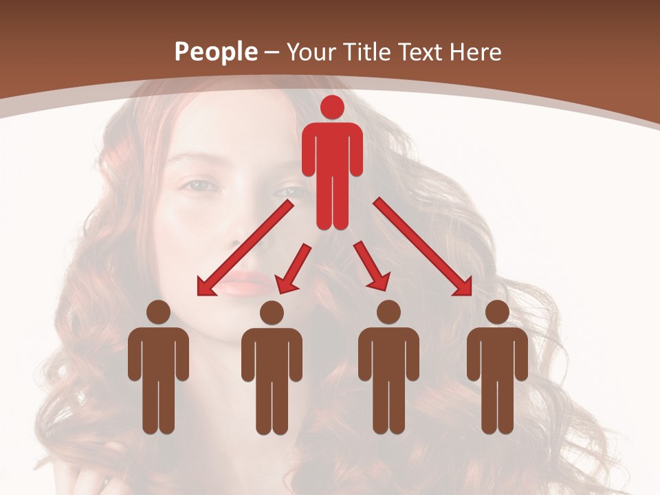 Portrait Makeup Attractive PowerPoint Template