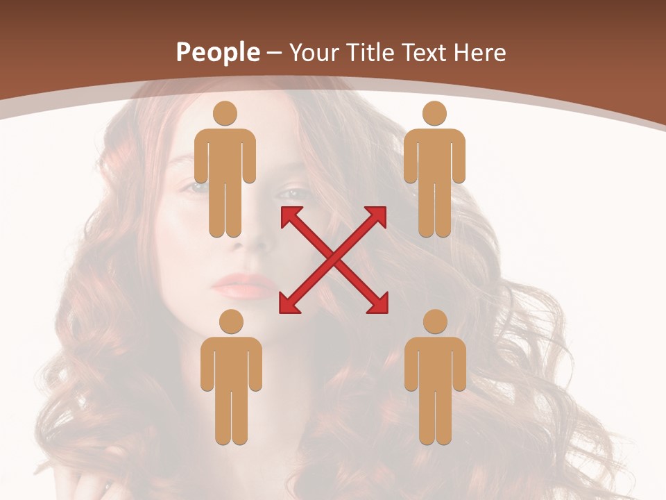 Portrait Makeup Attractive PowerPoint Template